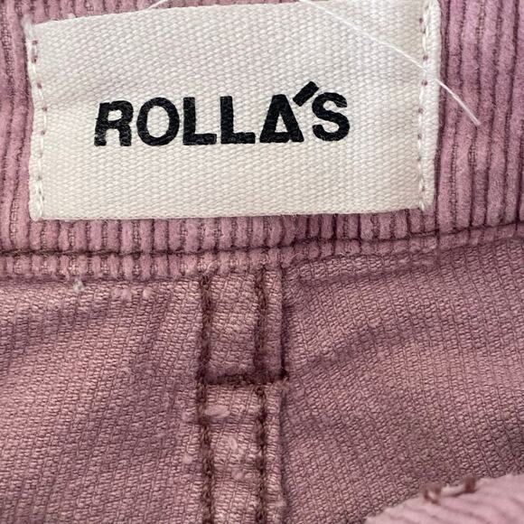ROLLA'S Eastcoast Flare High Rise Corduroy Stretch Pants in Purple, Size 26 - Picture 5 of 16